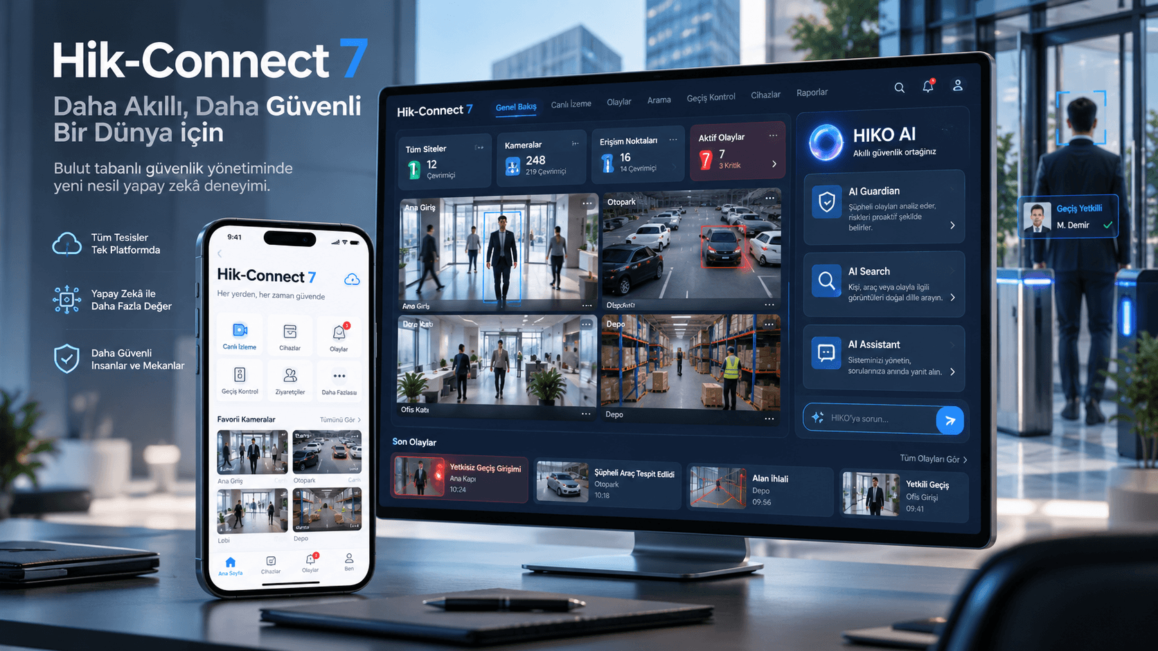 Hikvision, Hik-Connect 7 ile HIKO Yapay Zekâ Motorunu Tanıttı